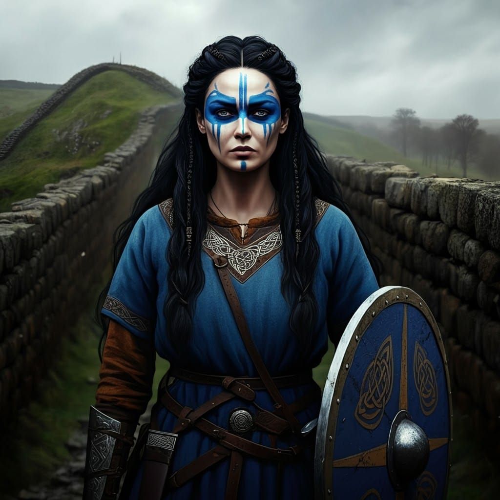 Celtic Goddess Boudihillia at Hadrian's Wall