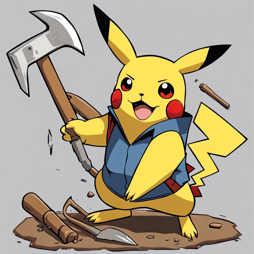 Pikachu as a Symbol: Hammer and Sickle