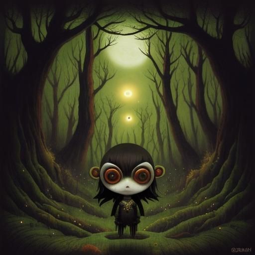 Chibi Despair: A Colorful Rendition of Sorrow