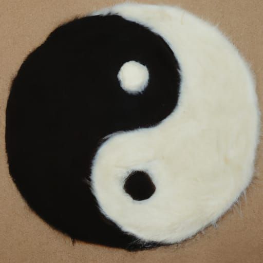 fluffy yin yang
