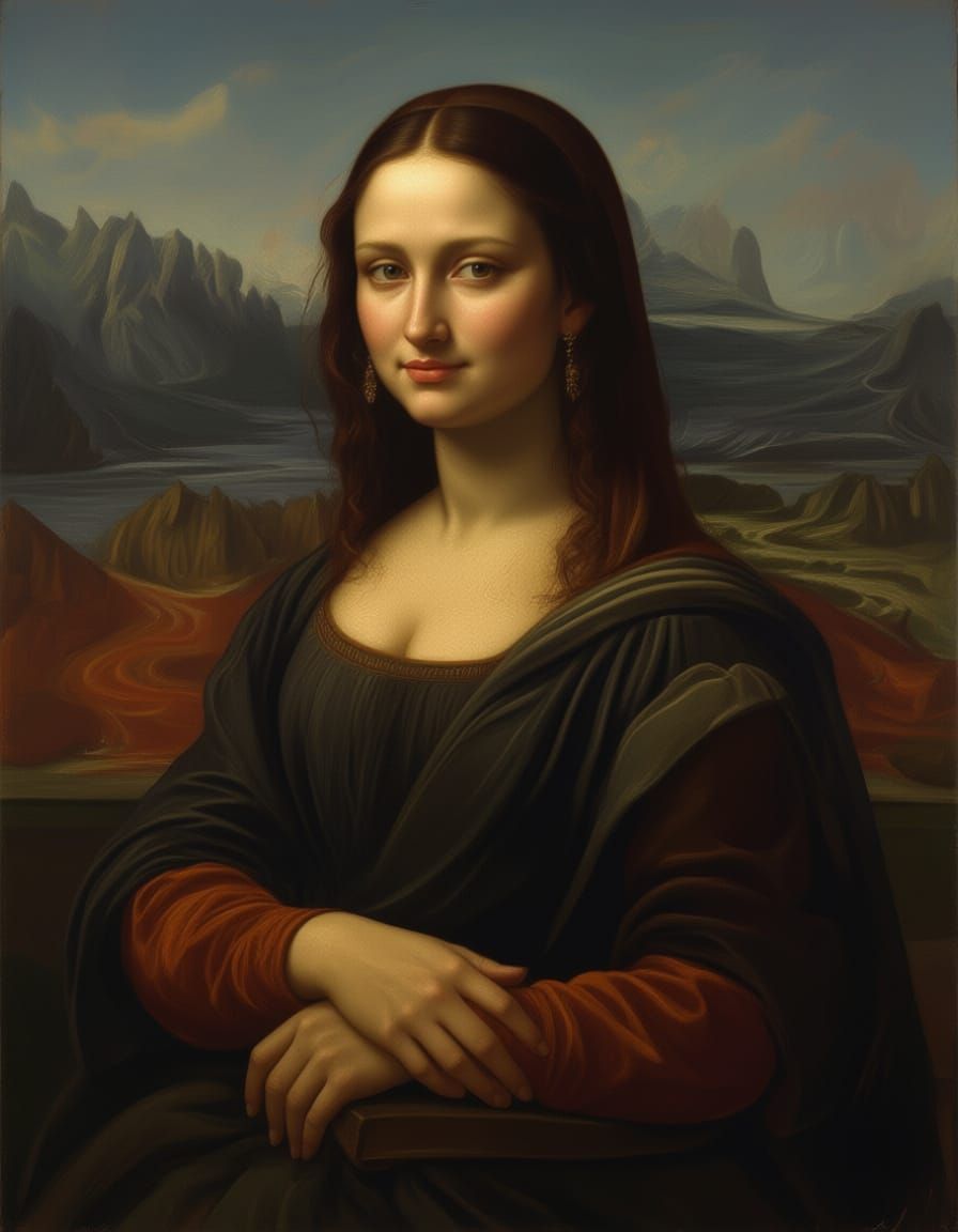Modern Woman Portrait with Renaissance Lighting