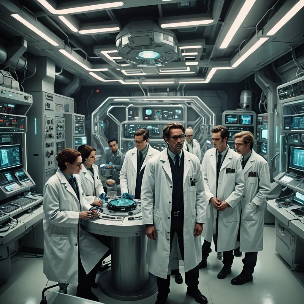 Sci-Fi Clone Lab with World Leader