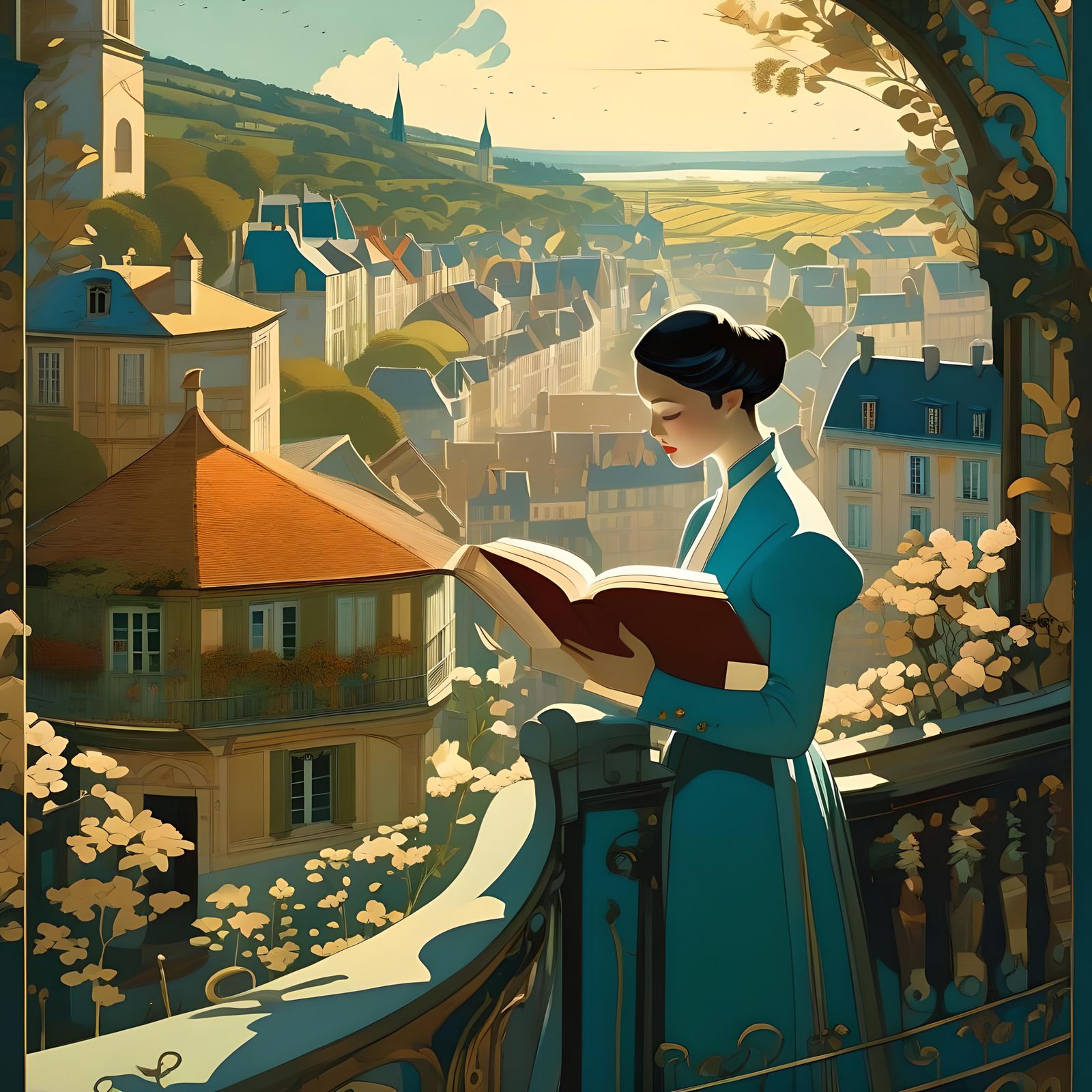 Normandy Storybook Scene in 3D