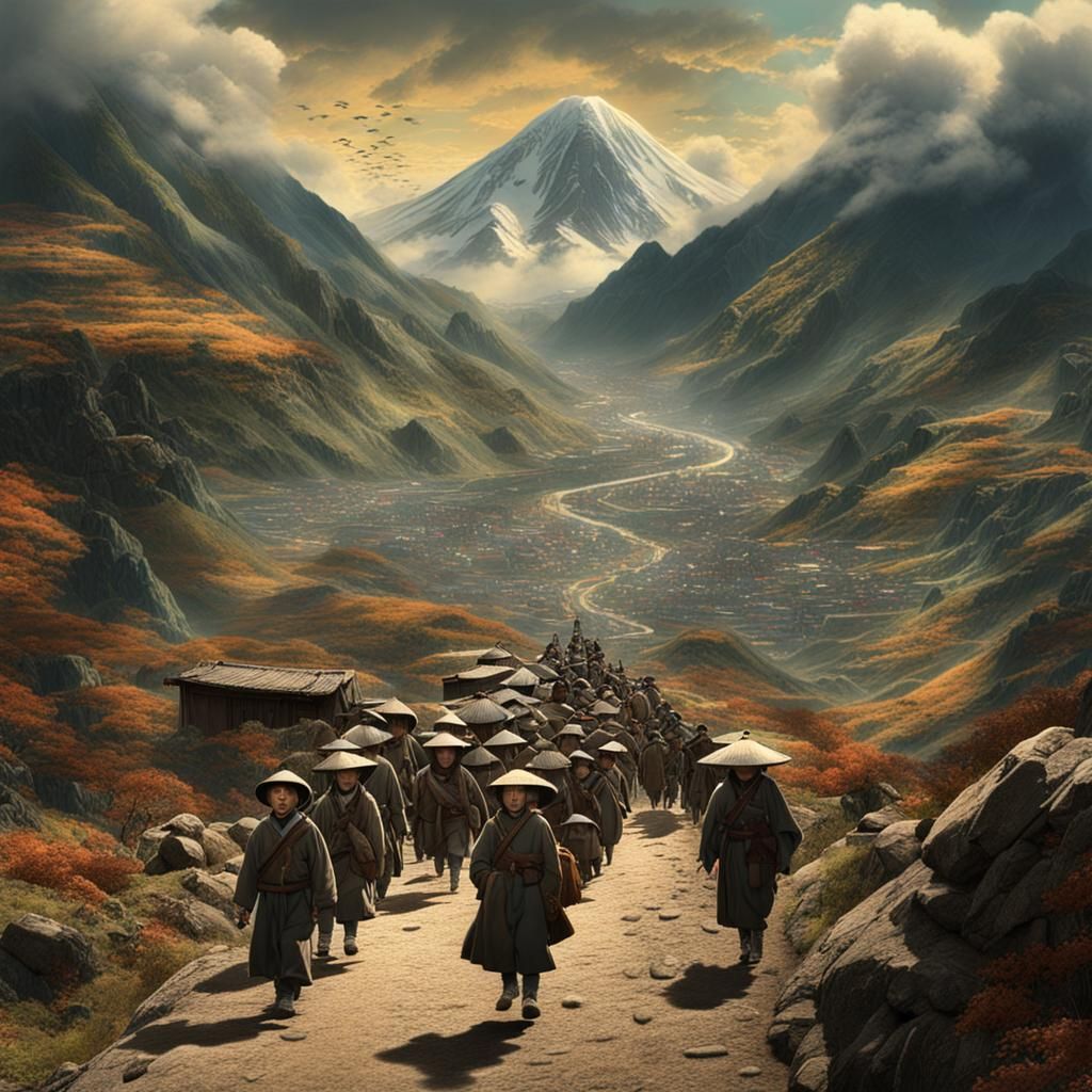 Epic Mountain Rescue: Cinematic Digital Matte Painting