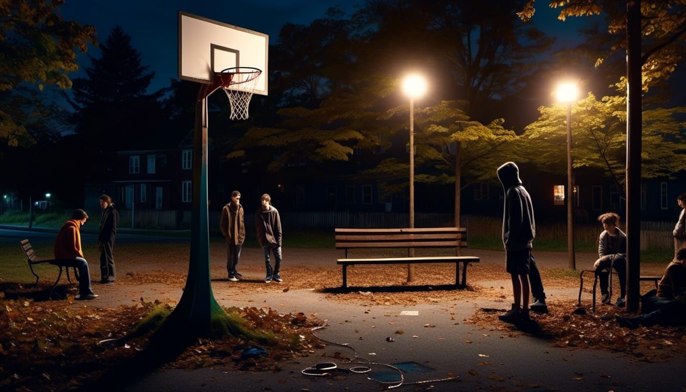 <lora:SuperHyperrealism:1.0> Nightfall in Portland Maine. A ...