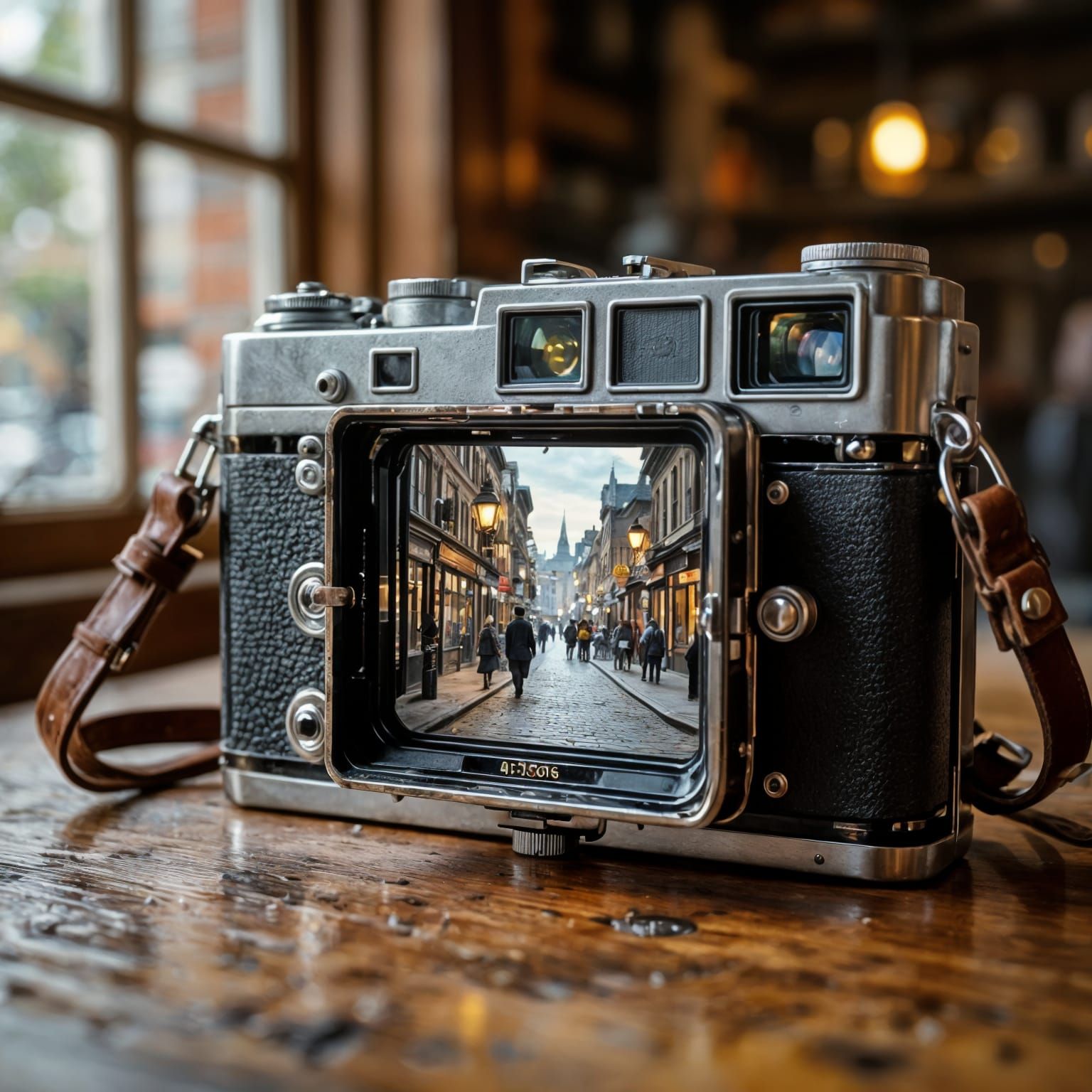 Vintage Camera Reveals Victorian World Through Viewfinder