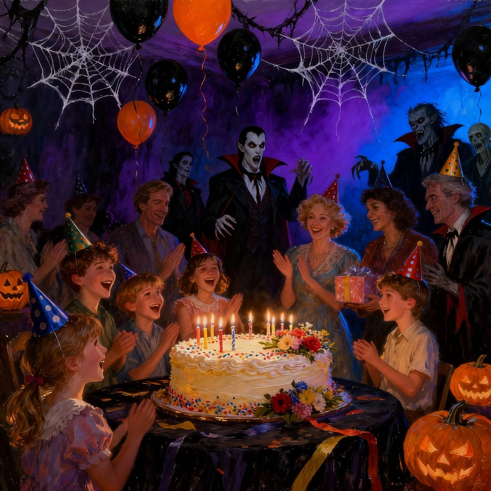 Spooky October Birthday Party Vibes