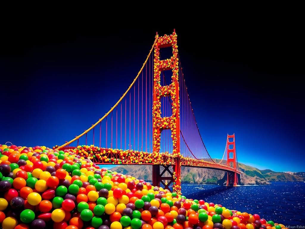 Sweeter than Gold: The Rainbow Makeover of the Golden Gate B...