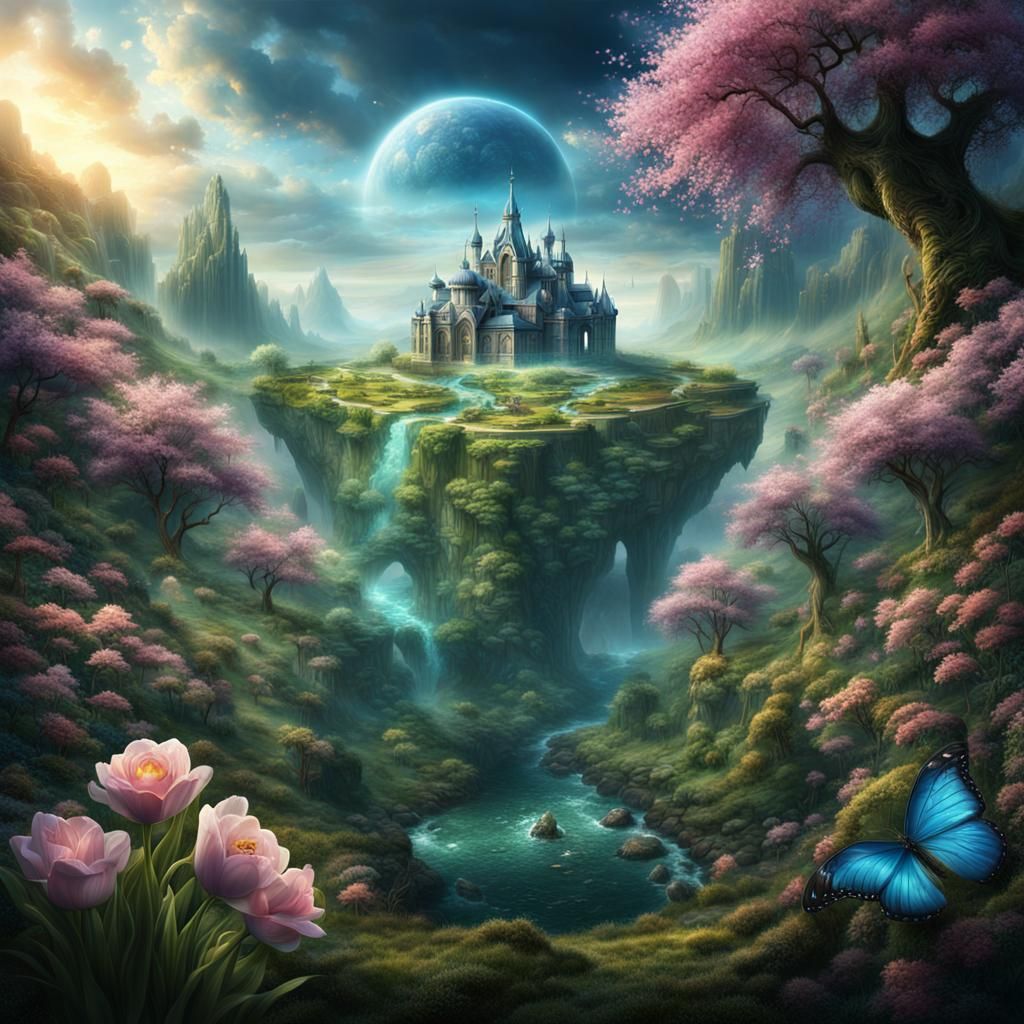 Awakening of Hearts and Souls: A Digital Matte Painting