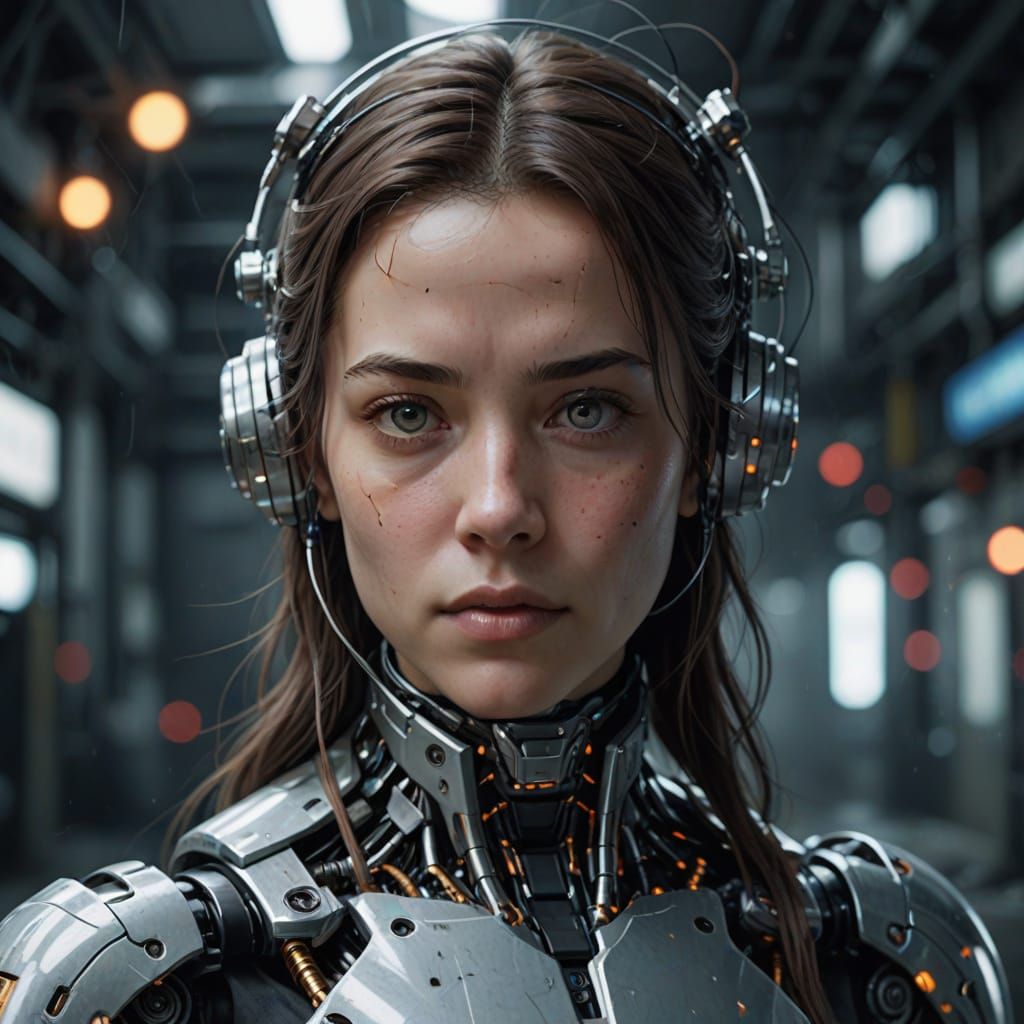 A Futuristic Cityscape Transformed by AI