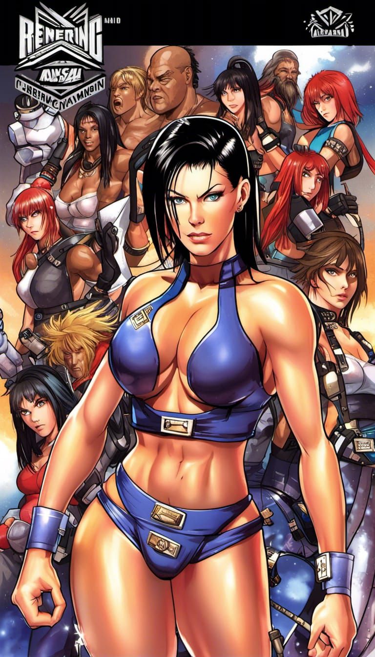 Chyna as Ellis: Comic Book Style Rendering