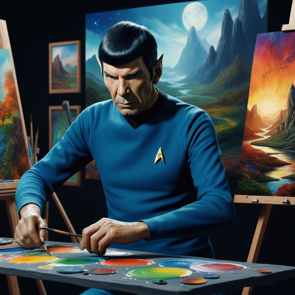 Spock Unveils Fantastical Artwork in Vibrant, Intricate Styl...