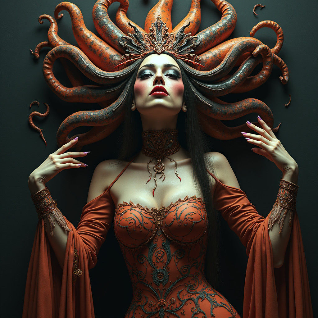 Lady Gaga in Surreal Avant-Garde Outfit