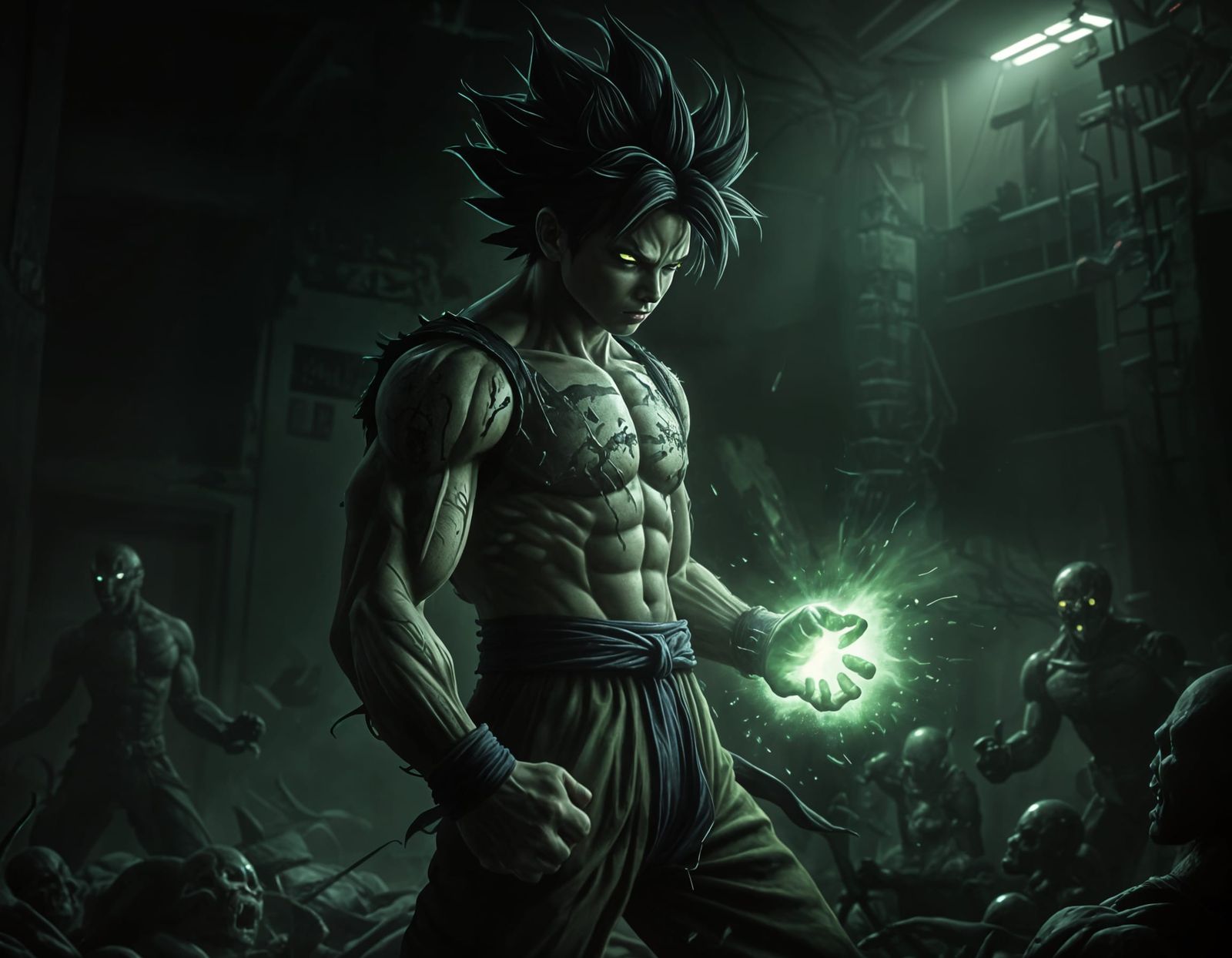 Vibrant Matte Concept Art Creation