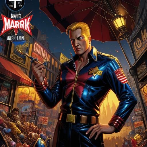 Candyman in Comic Book Style