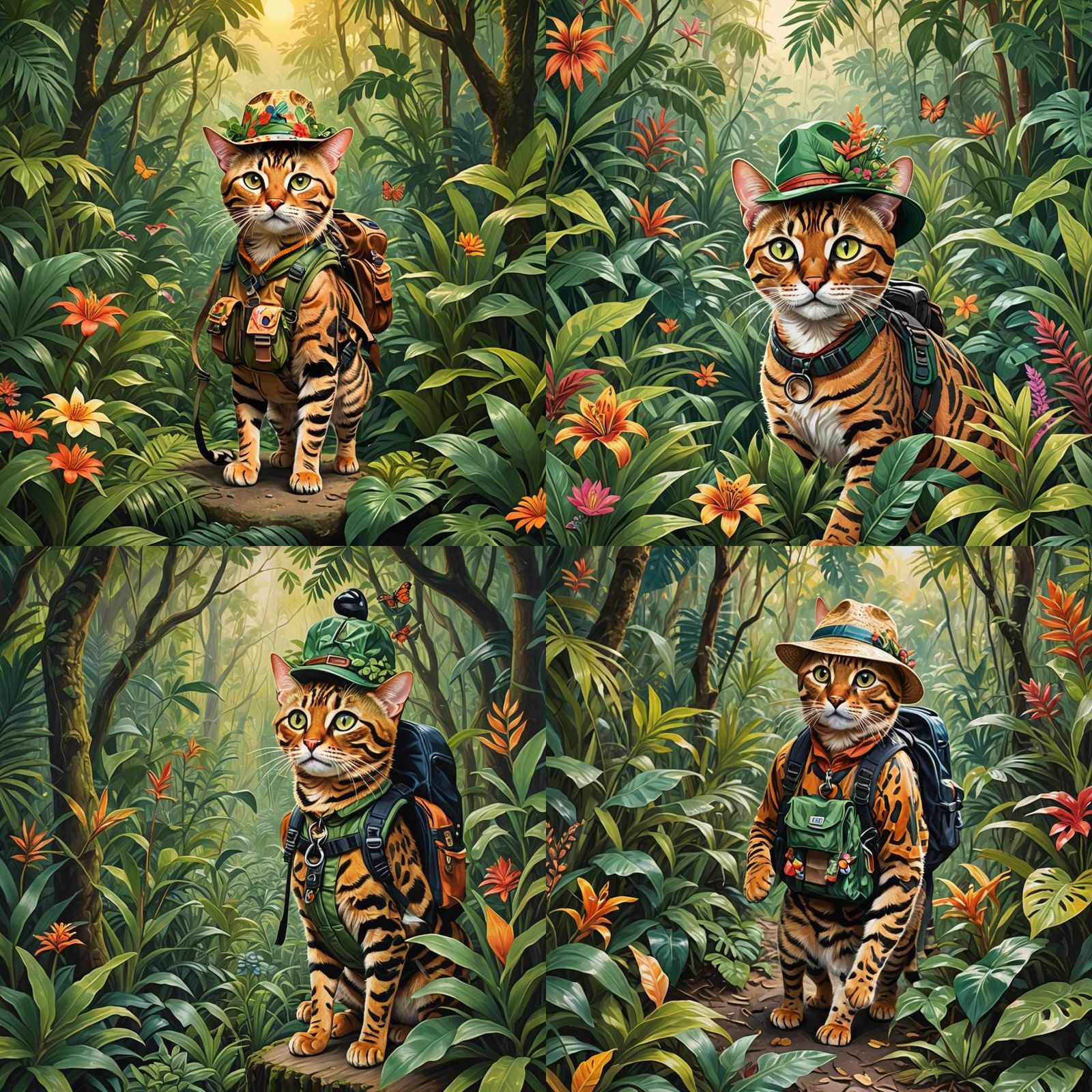 Bengal Cat's Jungle Adventure