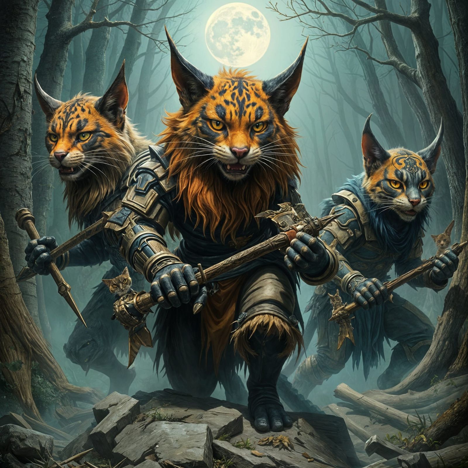 Warrior Cats Image Generated by AI