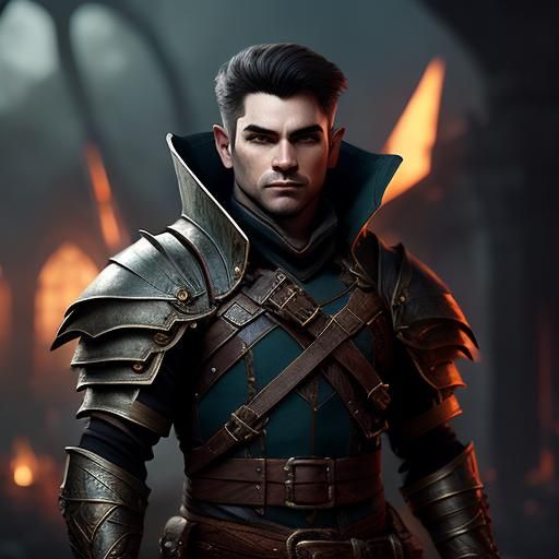 Halfling Rogue in Detailed Fantasy Concept Art