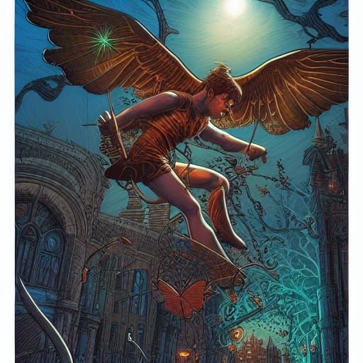 Dramatic Comic Book Art: Morning Falls