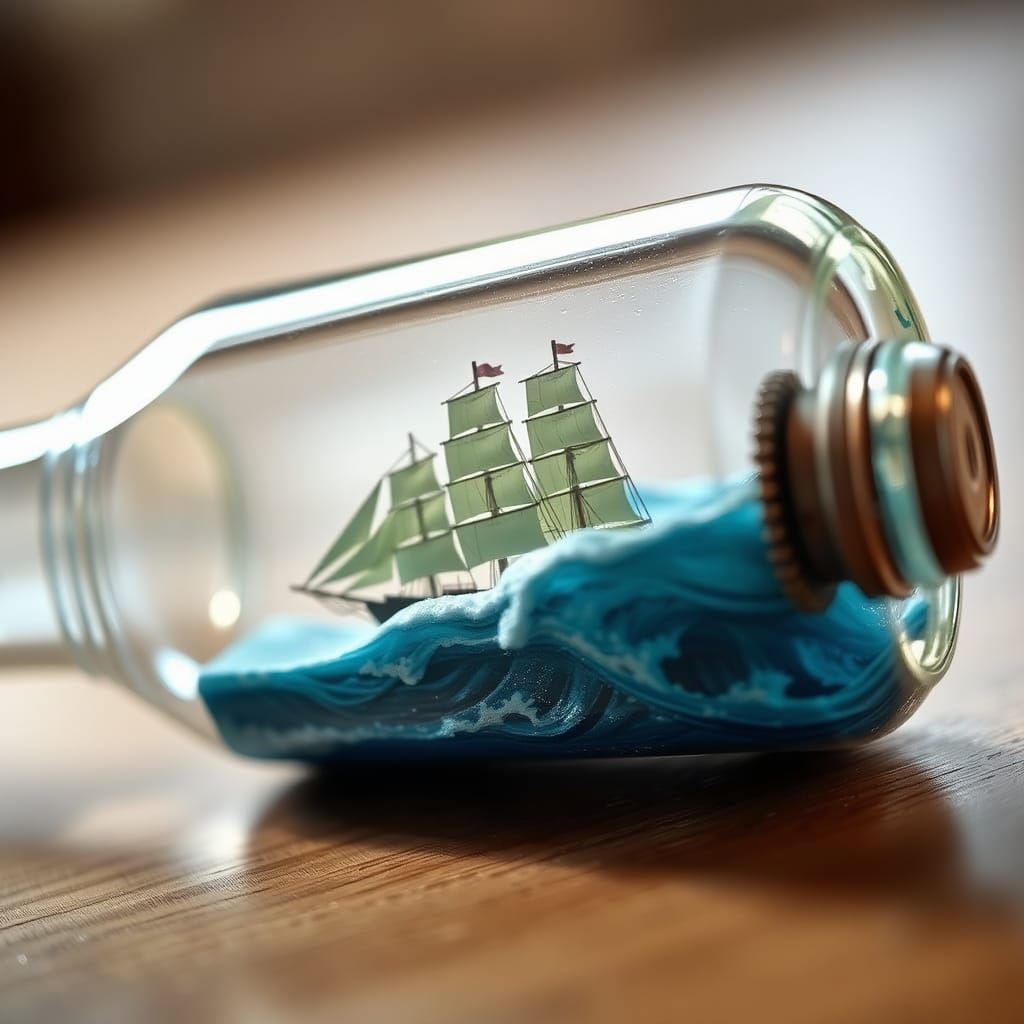 Ship in a Bottle: Professional Photography