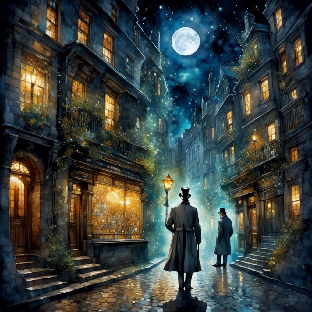 The streets of London