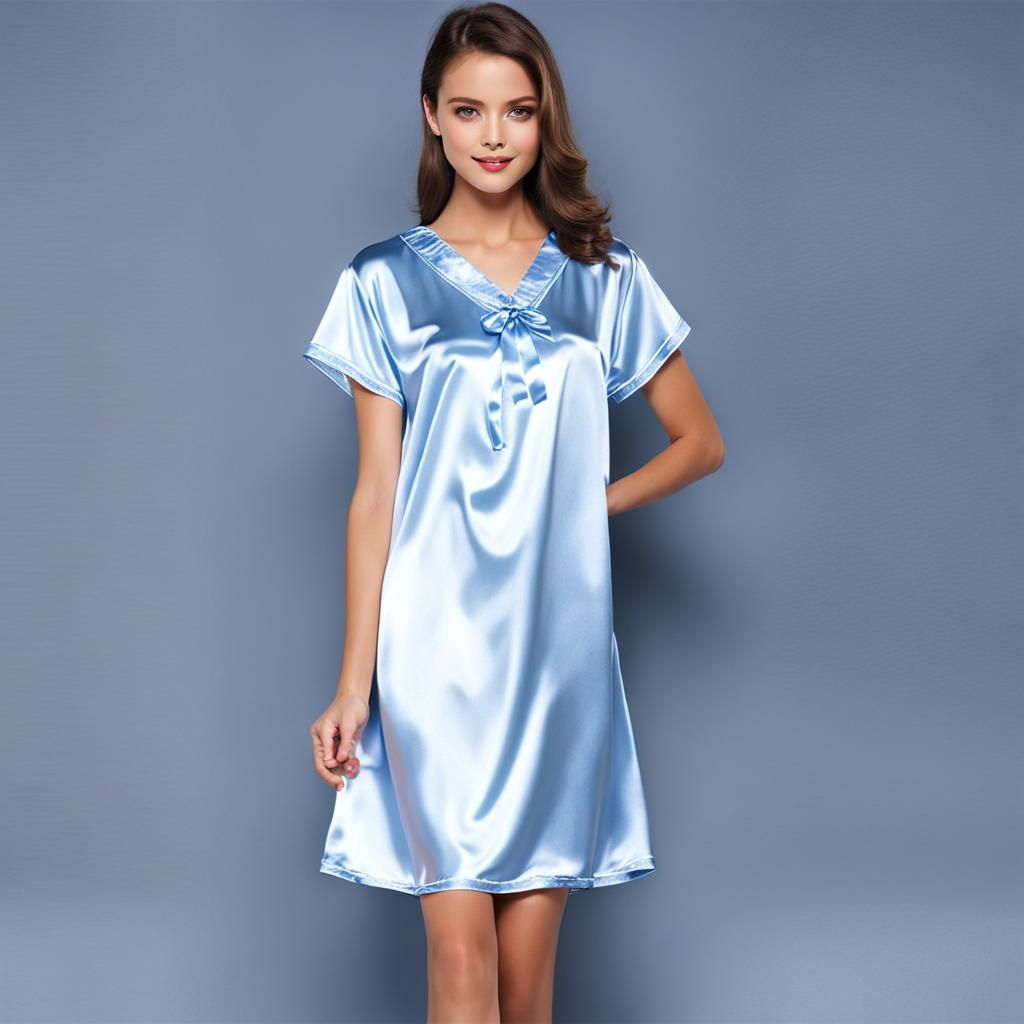 Satin nightgown