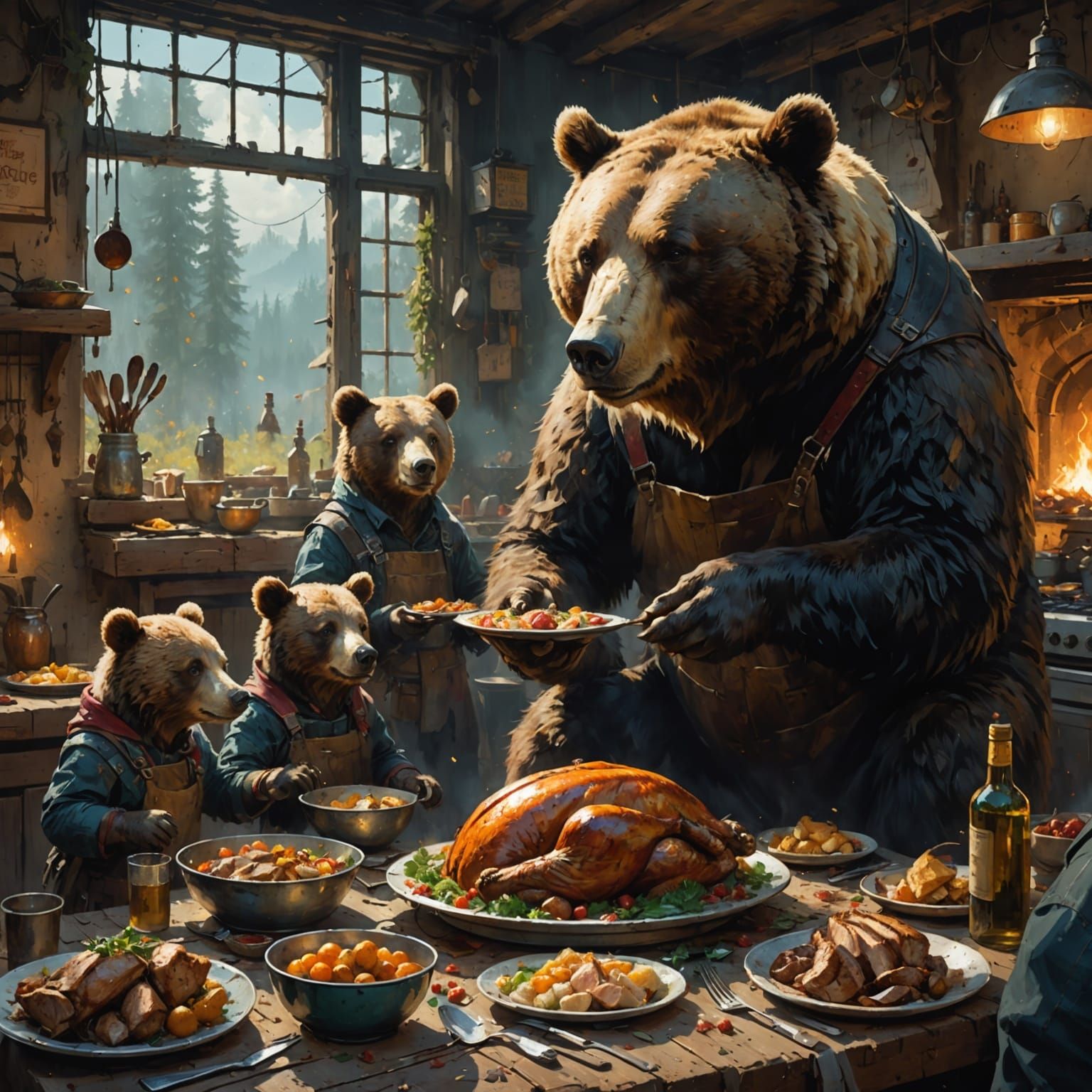 Bears thanksgiving