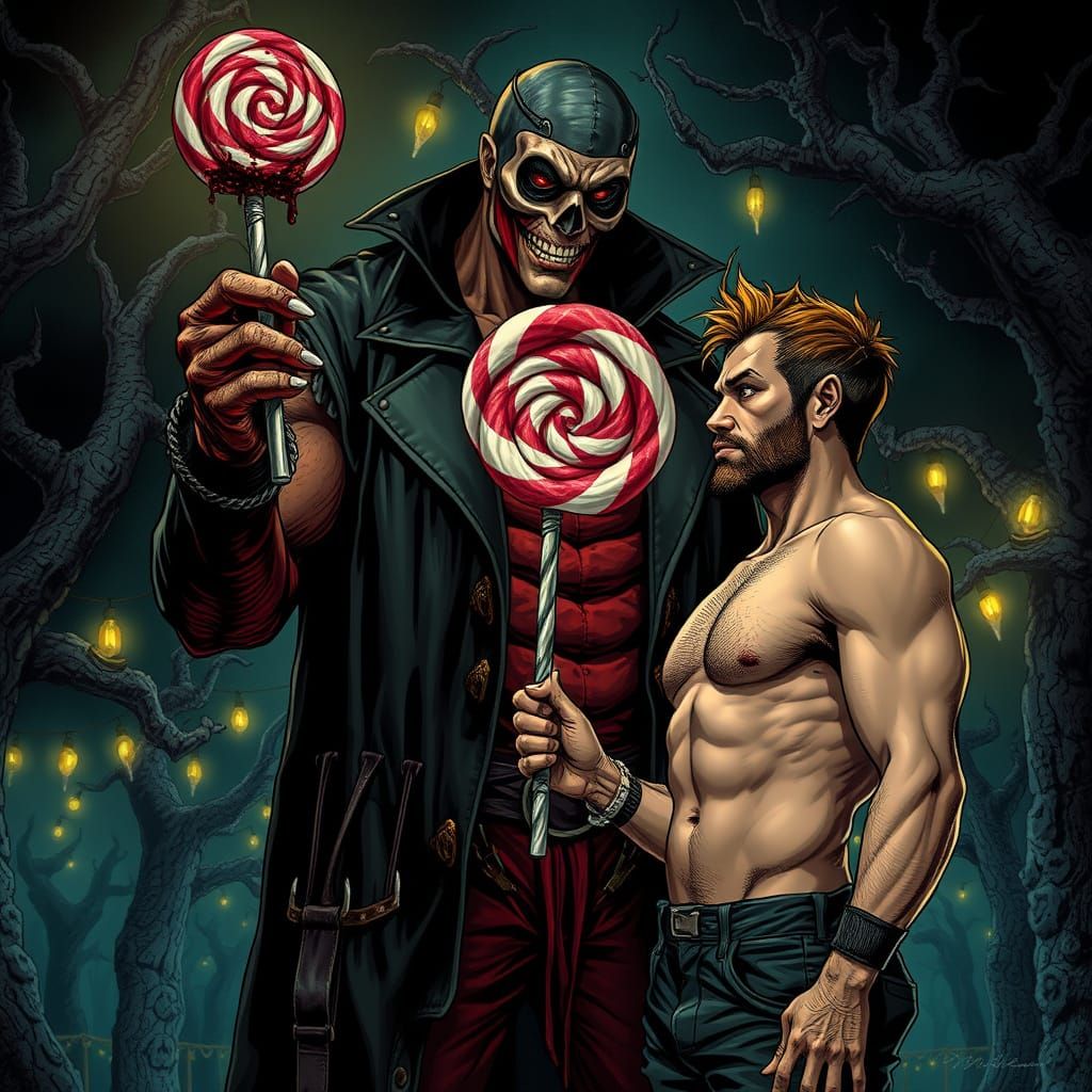 Dark Gothic Romance: Malevolent Candyman Seduces His Lover