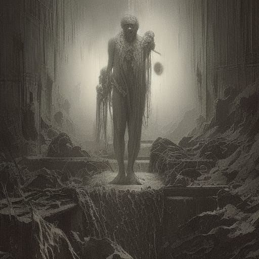 Concrete Production in Gothic Horror Style