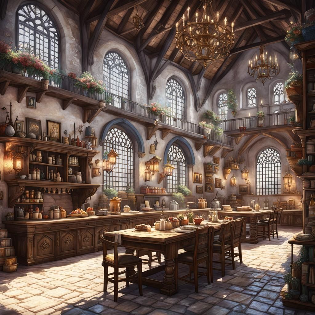 Medieval Italy: 3D Anime-Inspired Concept Art