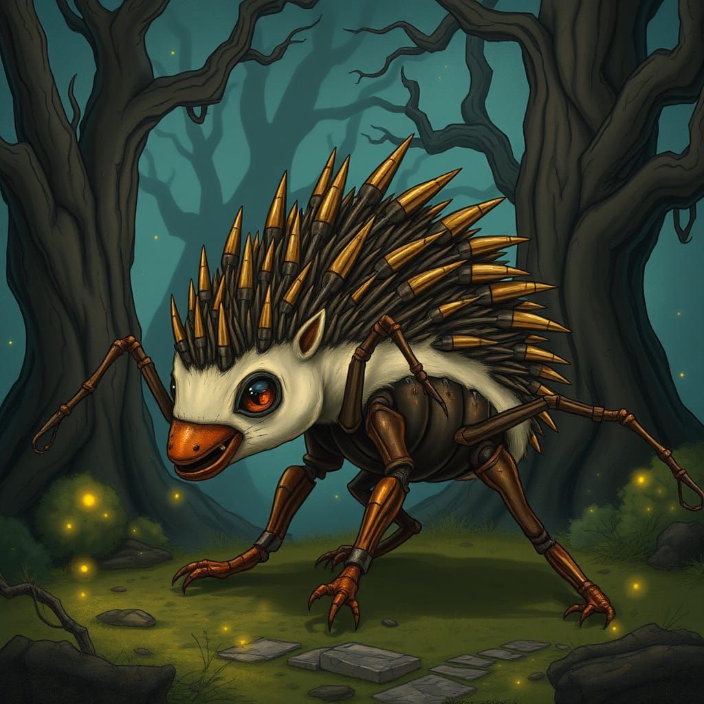 Ancient Forest Creature: Quilled Antoid