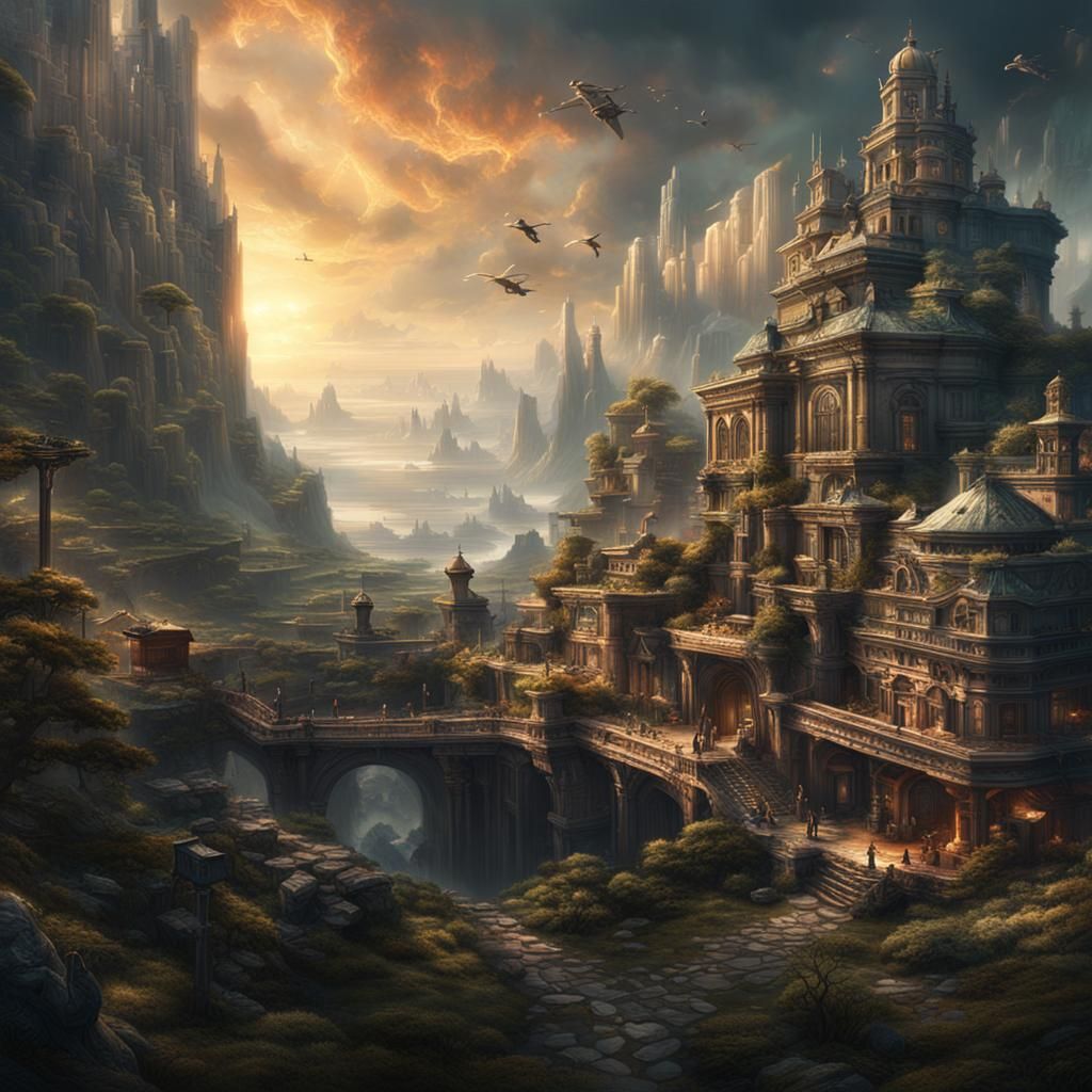 Epic Cinematic Digital Matte Painting