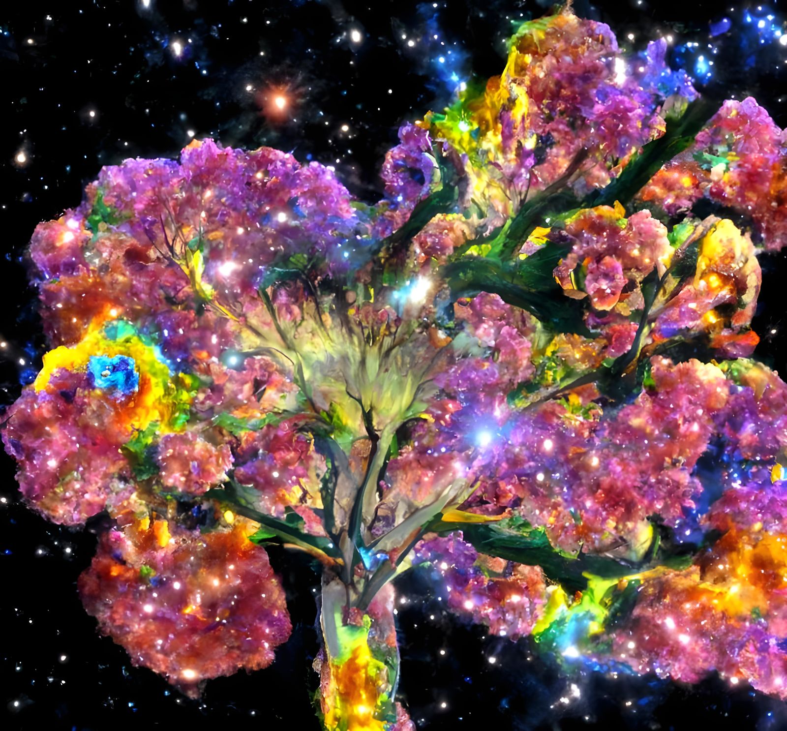 Visionary Tree Reaching for the Cosmos
