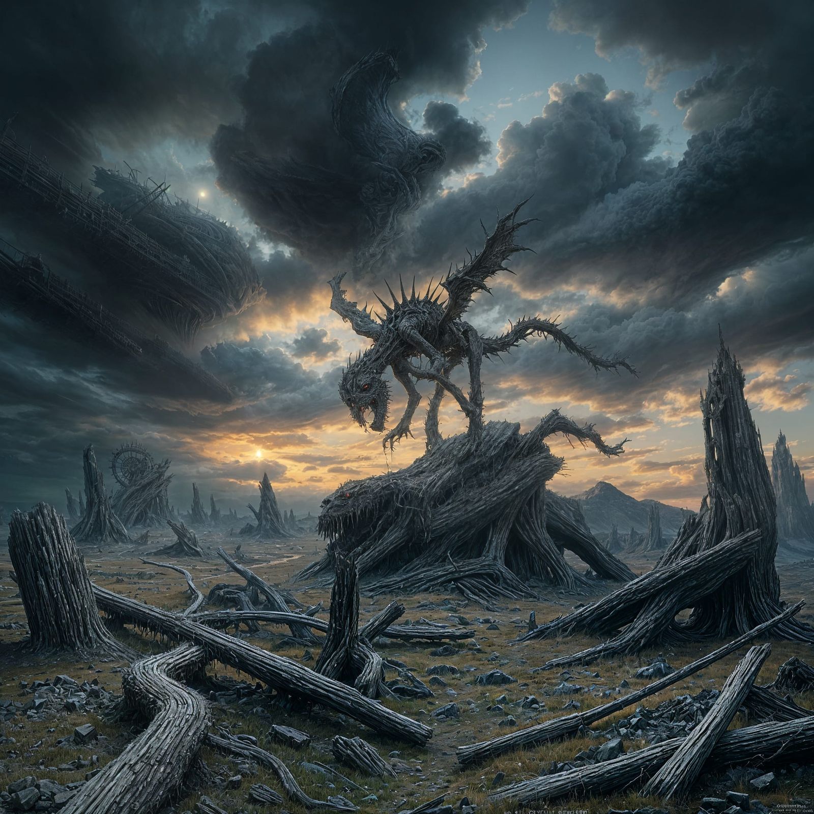 Deadlands Horror in the Style of Gustave Doré