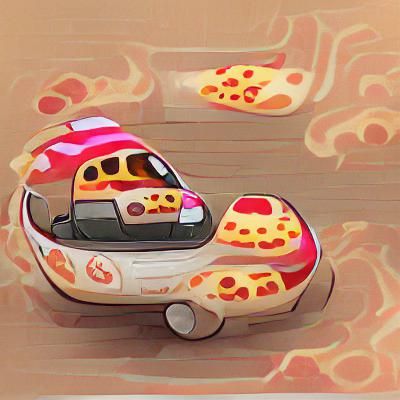 Novel Pizza Car Concept