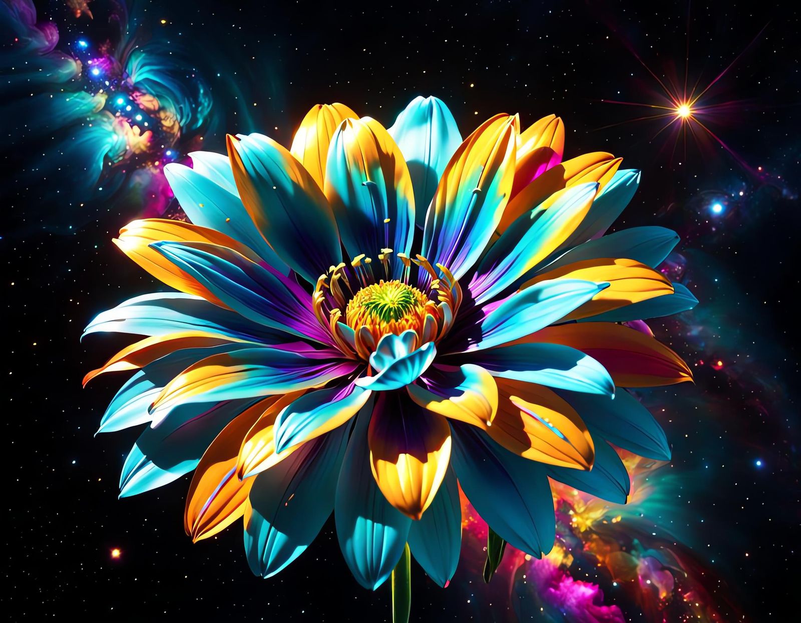 A new planet "FLOWER" in space