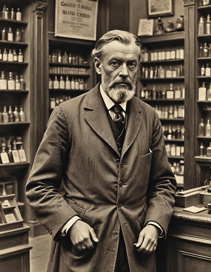 Galileo Galilei Enters Florence Watch Shop: Art Deco Photo