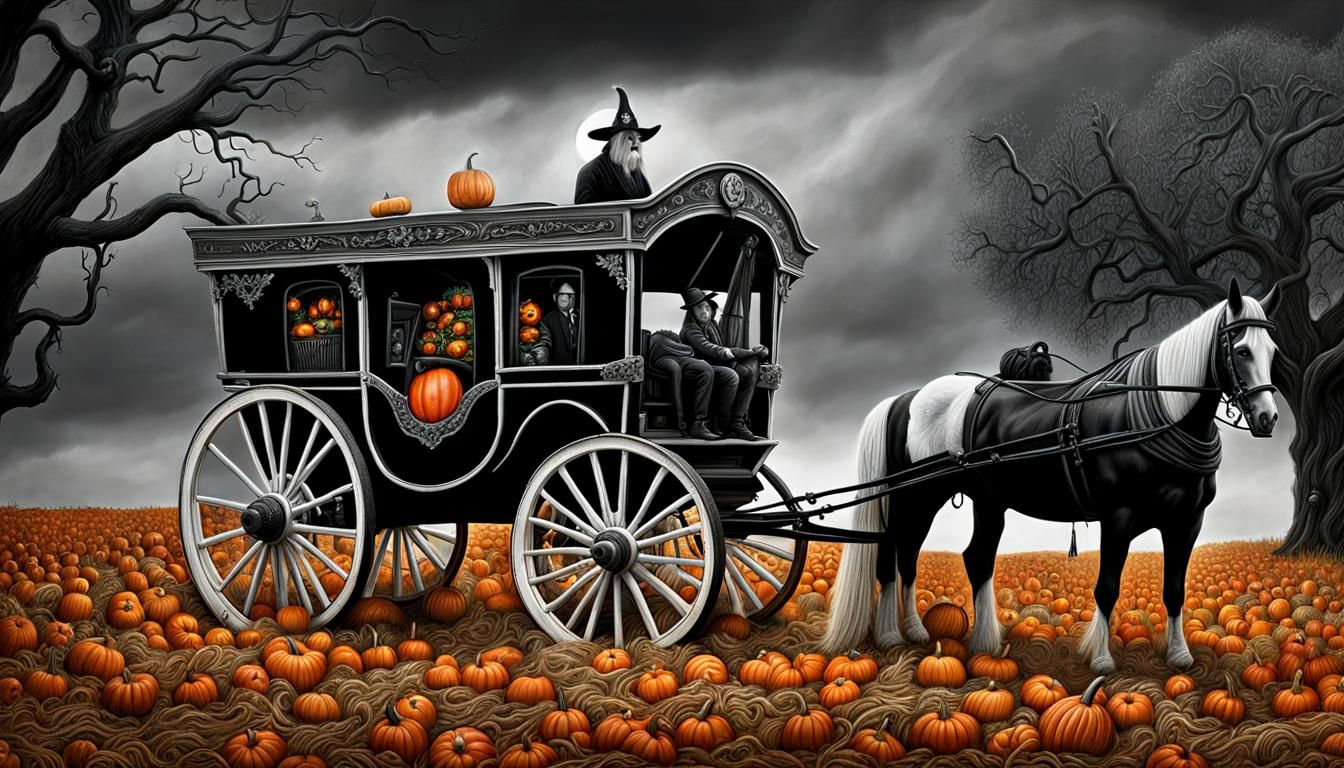 halloween hearse