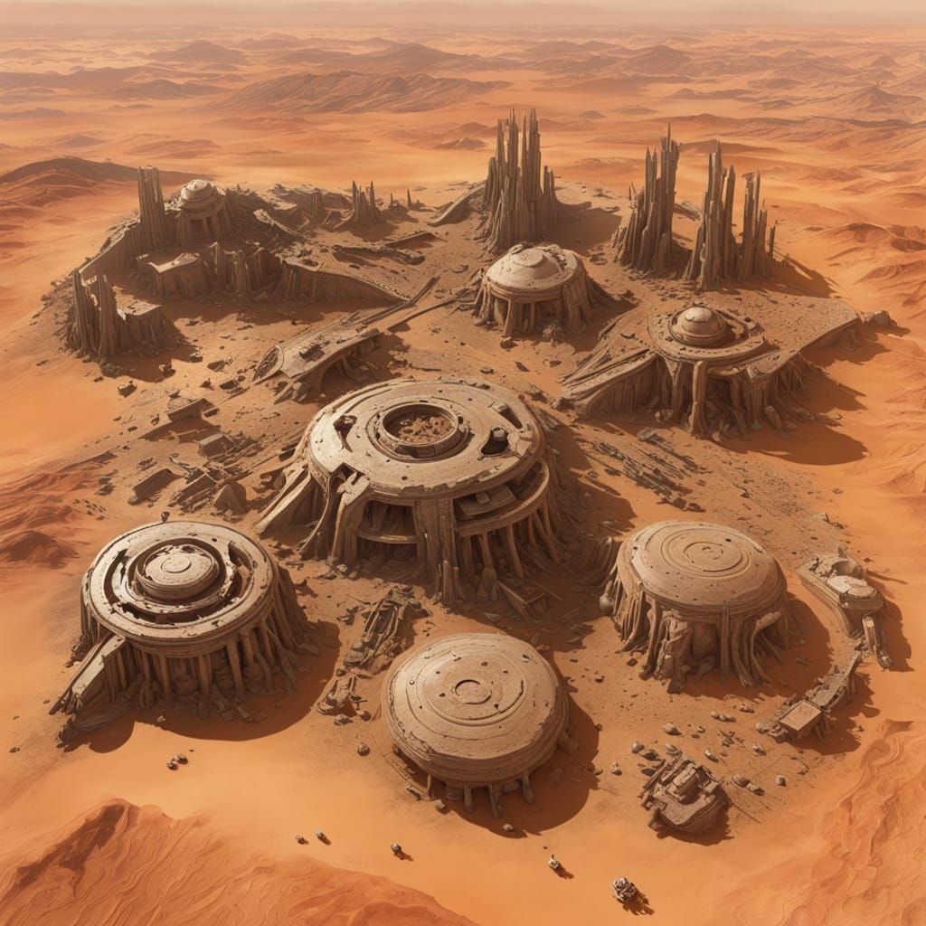 Alien/SciFi Desert Ruins v2
