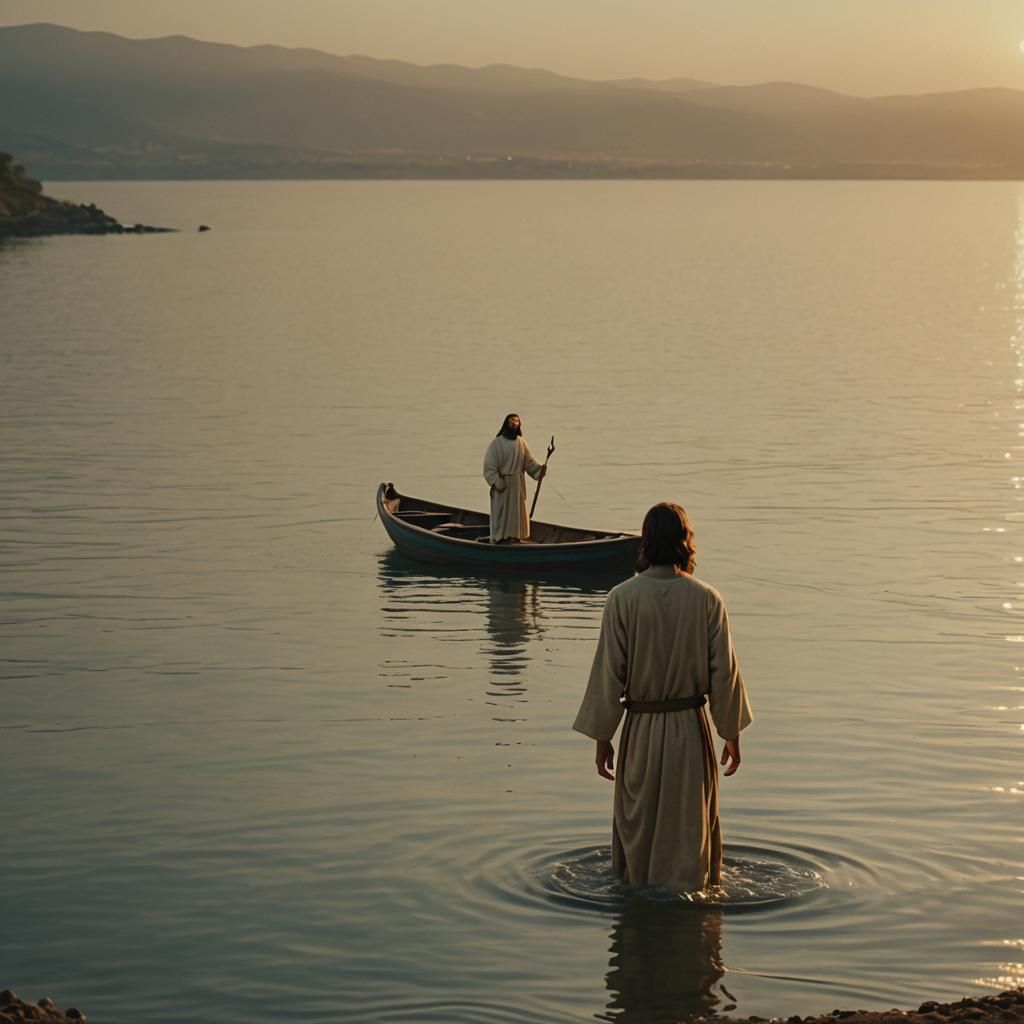 Jesus Calls Peter on the Sea of Galilee