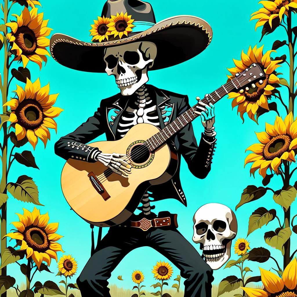 Festive Mexican Folk Art Christmas Scene