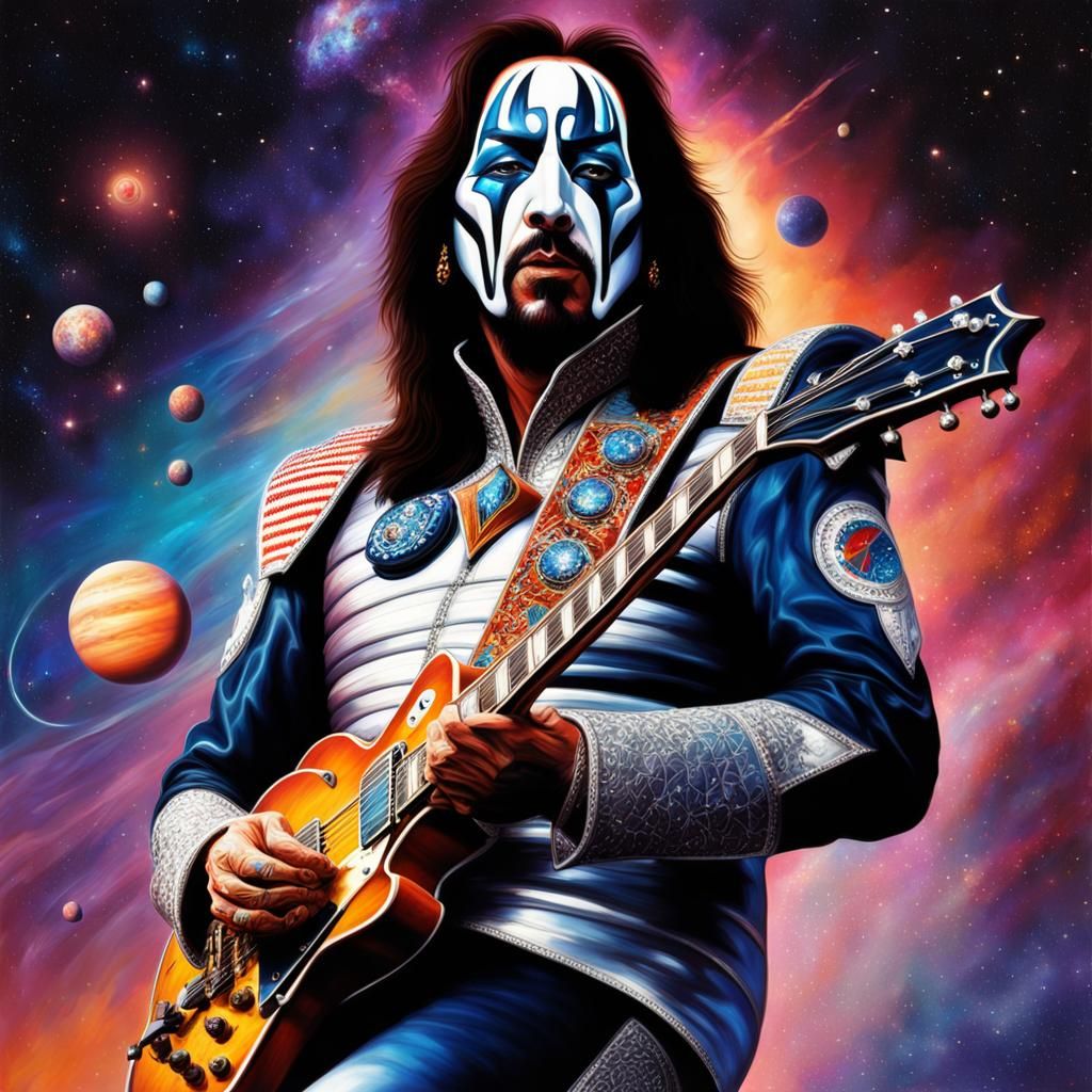 Ace Frehley Spaceman: Cosmic Saturn Portrait