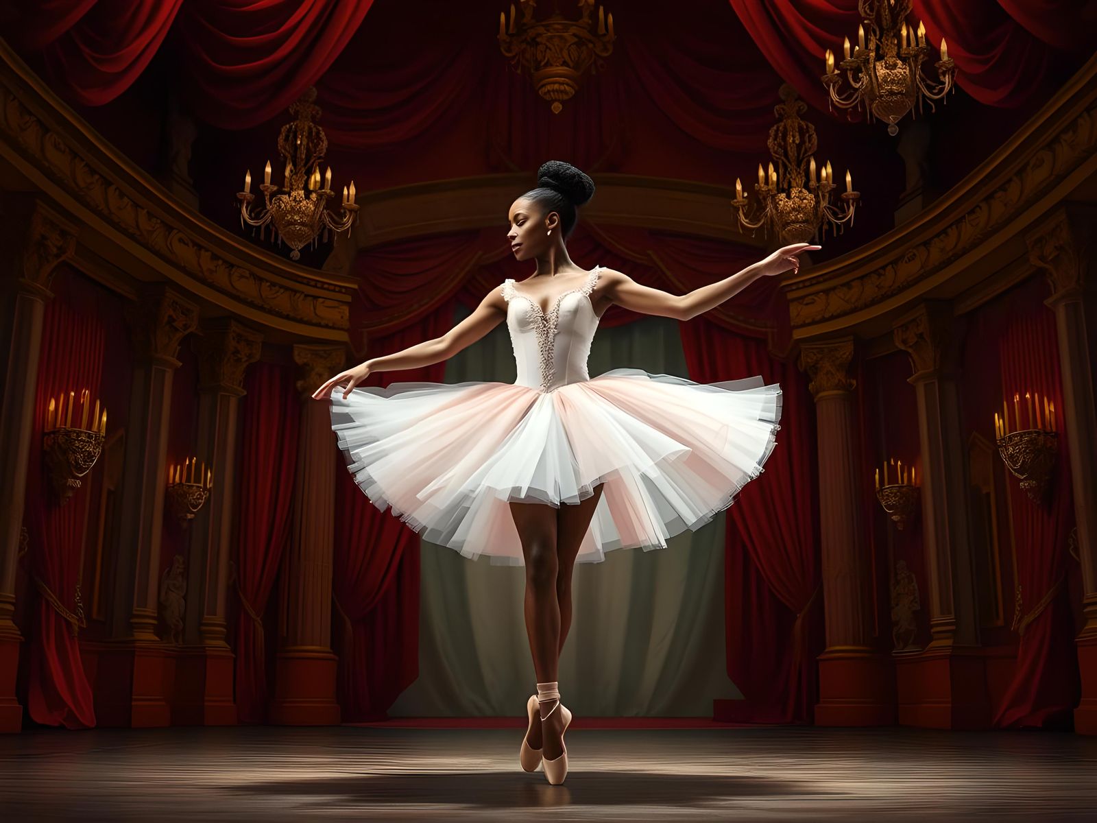 Michaela DePrince Ballet Performance Portrait