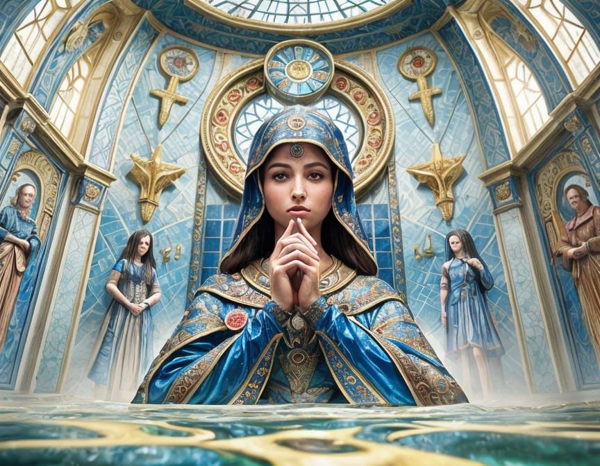 Surreal Underwater Room in a Tropical Paradise