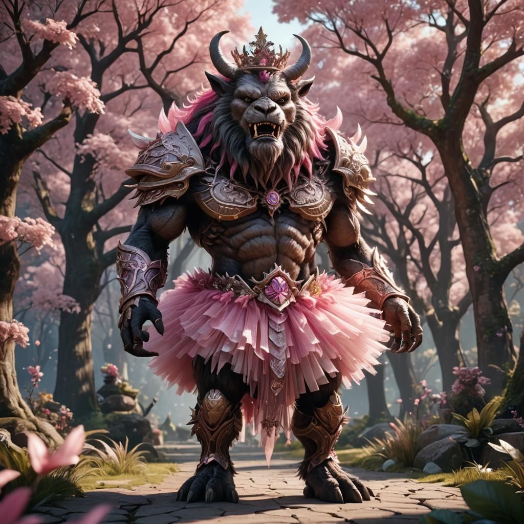 Beast in Tutu: 3D Rendered Game Cinematic