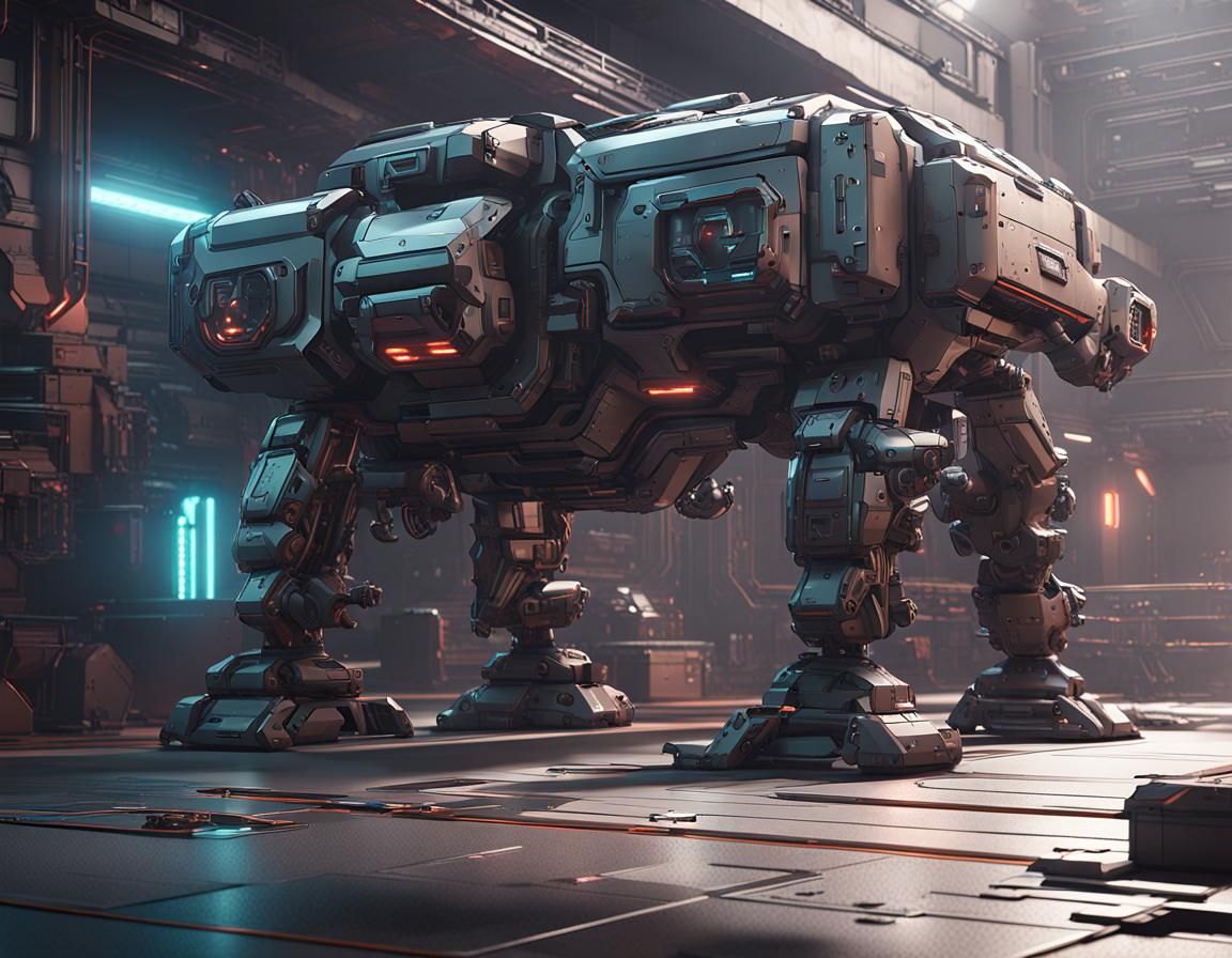Cyberpunk Hardsurface Asset Concept Art
