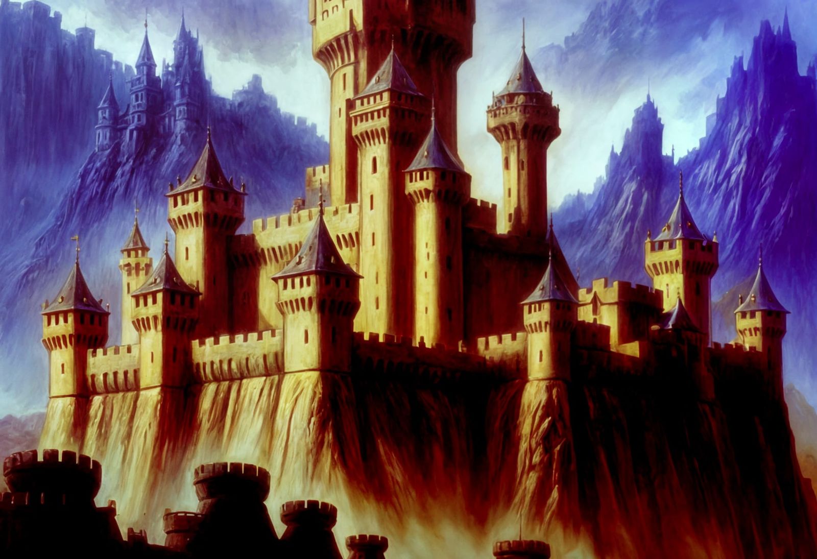 Medieval Castle Reimagined in Modern Style