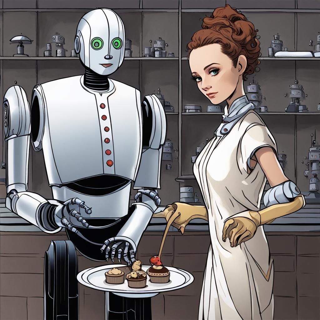 Futuristic Robot Butler Concept