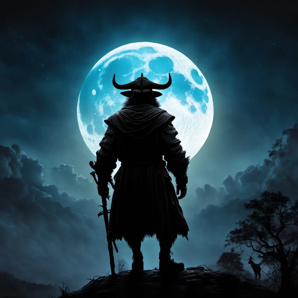 Sanglier-Garou vu de dos