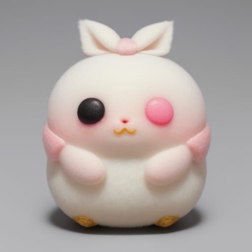 Pink Mochi Warrior with Golden Flecks